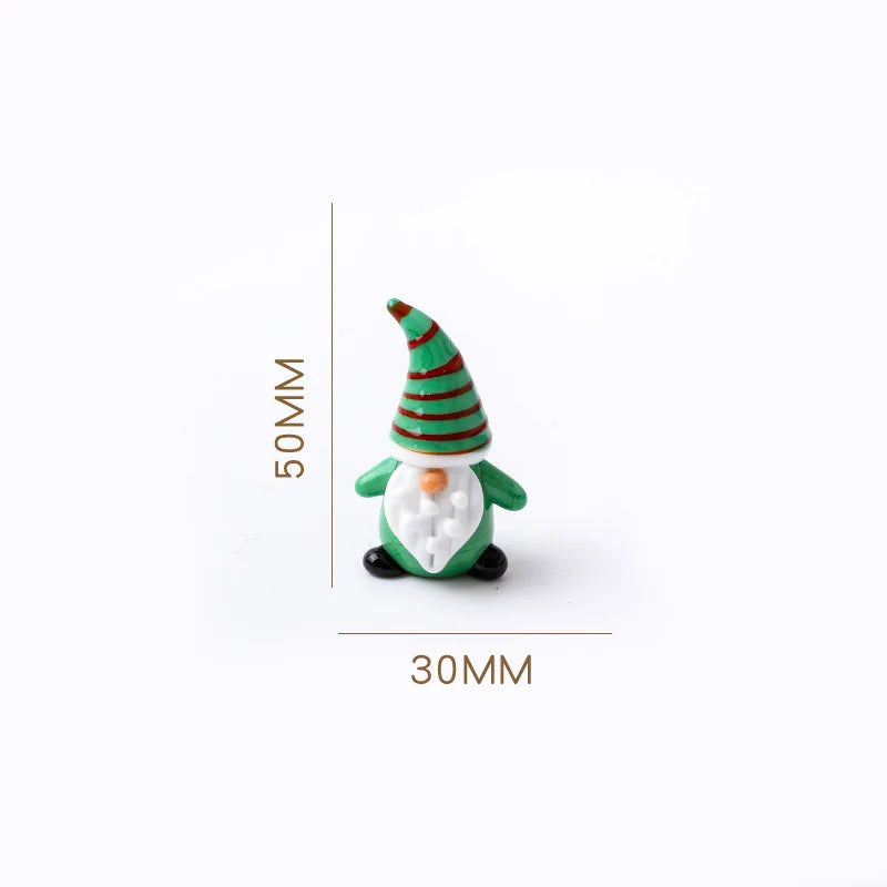 Glass Crystals Christmas Tree Figurine Statue Table Ornaments Christmas Tree Miniature Mini Handmade Crystals Ornaments decor Peaceful Pleasures Health and Wellness SD00998