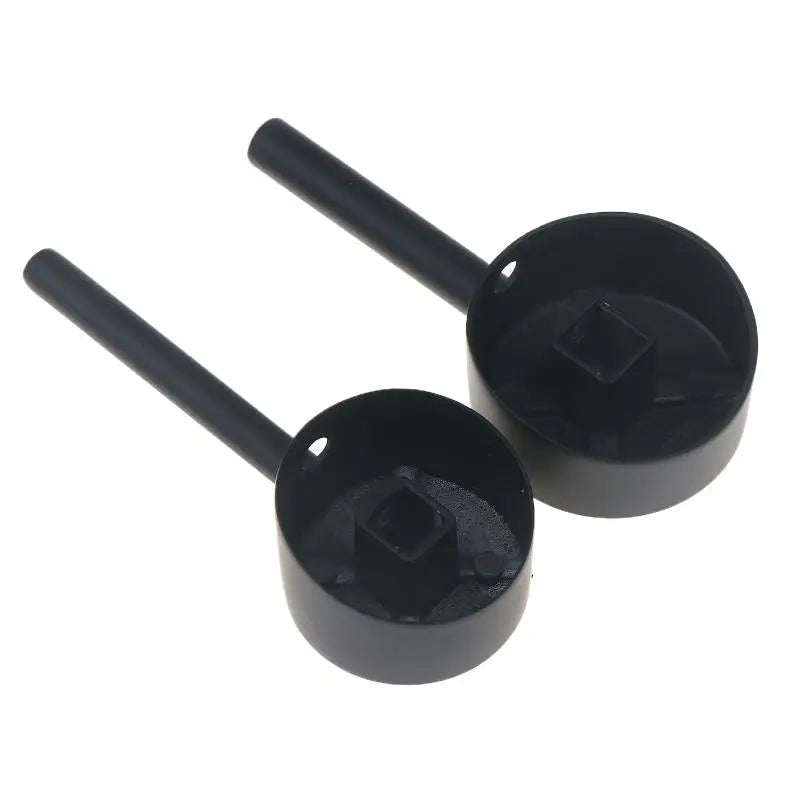 For Size 35/40 Cartridge Spool Faucet Handle Repair Parts Replacement Alloy Faucet Handle Plated Taps Accessories Black Peaceful Pleasures Health and Wellness