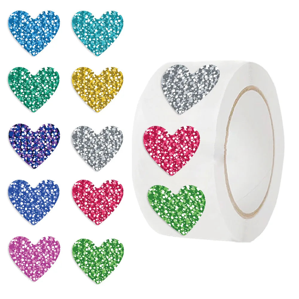 Bview Art Heart Seal Stickers Scrapbooking Envelope Decor Reward