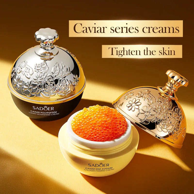Luxury Caviar Essence Anti-aging Cream Wrinkle Removal Collagen Firming Lifting Elastic Facial Skin Care Korean Cosmetics 30g Peaceful Pleasures Health and Wellness