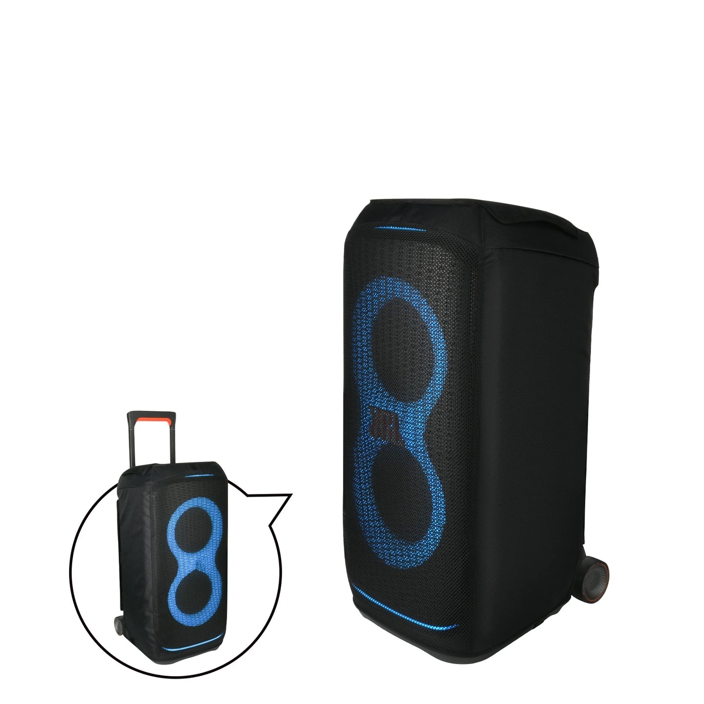 Speaker Mesh Removable Protective Cover Outdoor Audio Dust Cover 600D Twill Nylon Fabric Dust Cover For JBL PartyBox Stage 320 Peaceful Pleasures Health and Wellness