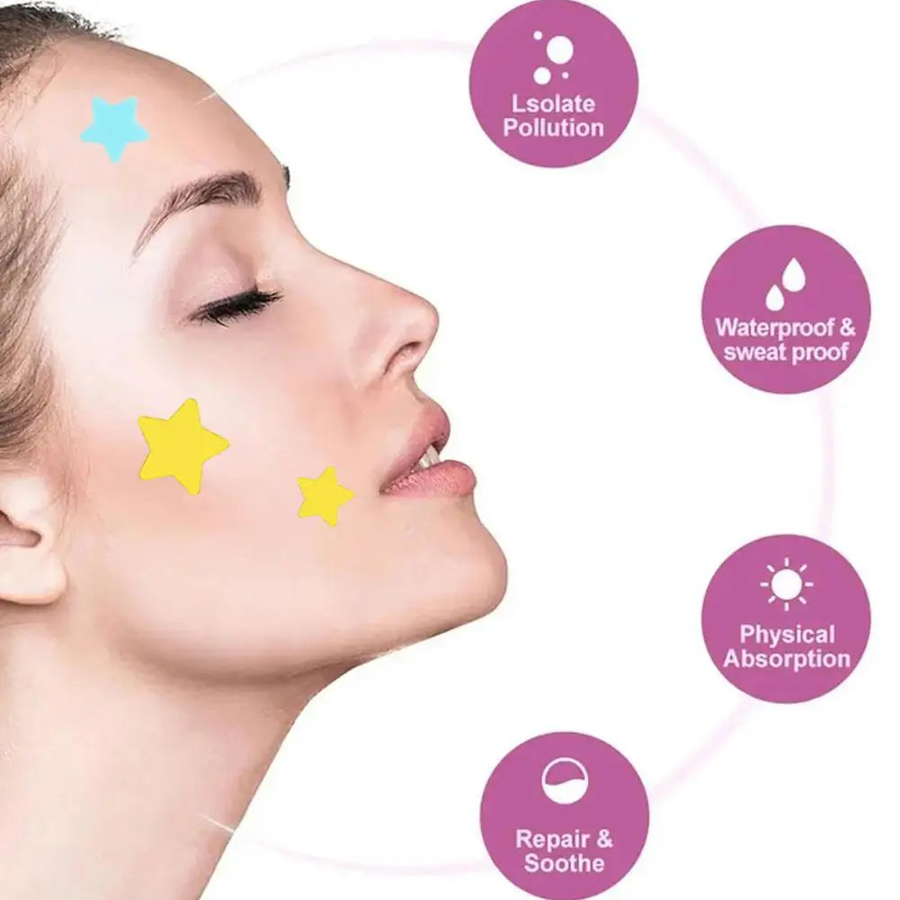 Star-Shaped Pimple Patches – 6 Packs, 168 Spot Covers