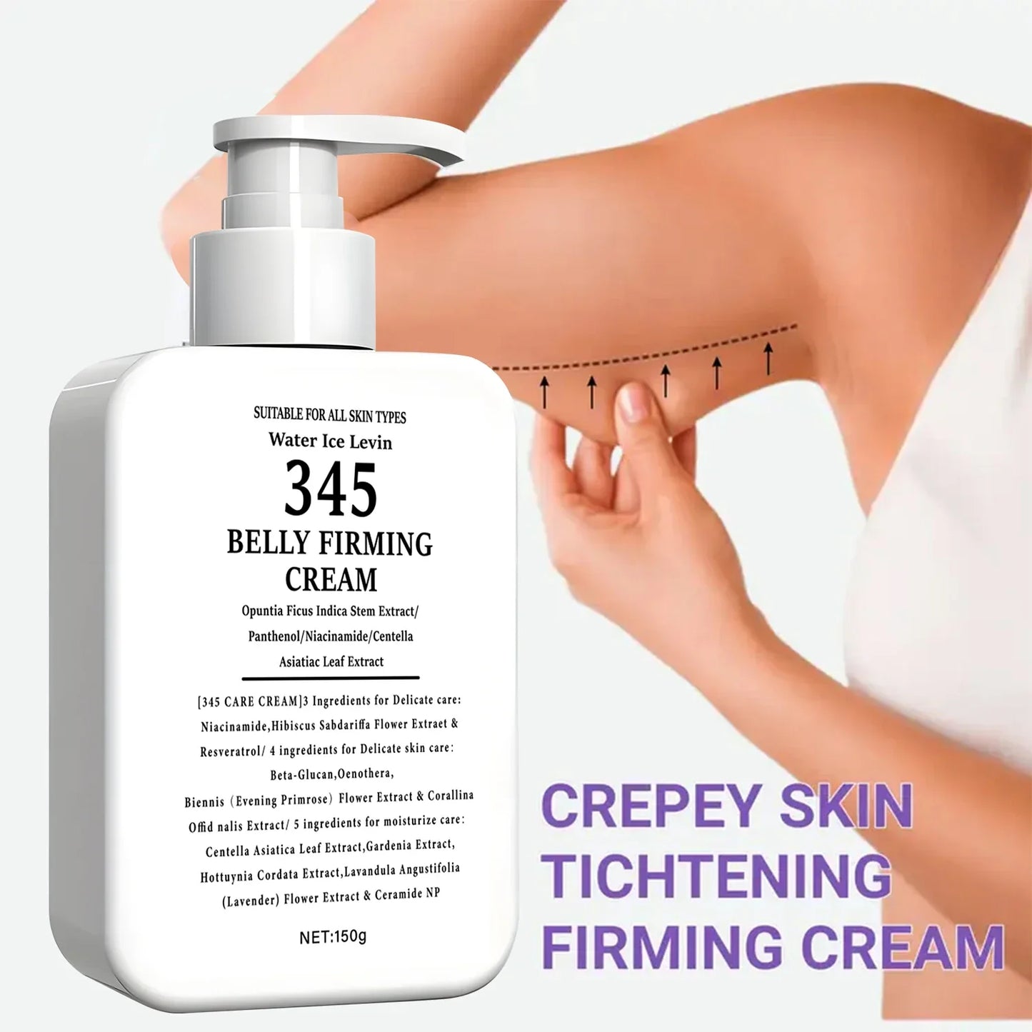 345 Belly Firming Cream – Niacinamide & Centella Body Cream