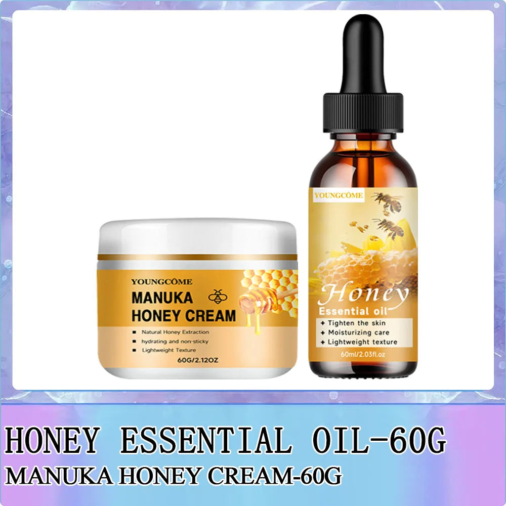 Organic Honey Essential Oil Set – Undiluted, Vegan & Moisturizing