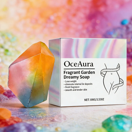 OceAura Rose & Ginger Handmade Bath Soap 100g – Deep Cleanse Handmade Bar Soap Peaceful Pleasures Health and Wellness