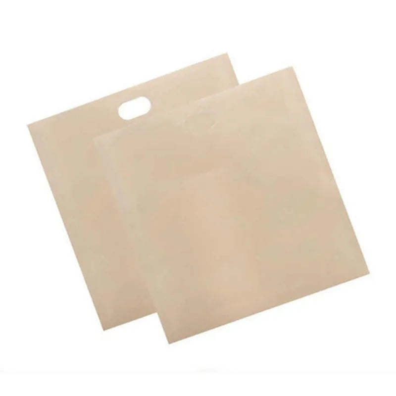 Reusable Non-Stick Toaster Bags – PTFE Grilled Sandwich Bags