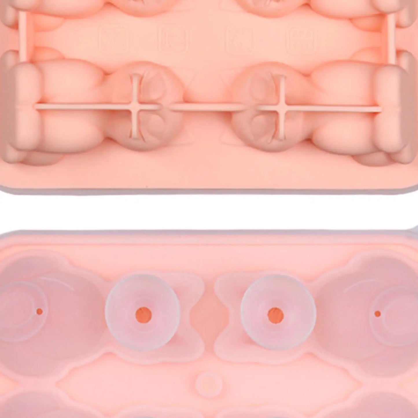 Cat-Shaped Silicone Ice Cube Tray Mold – 3D Animal Ice Maker