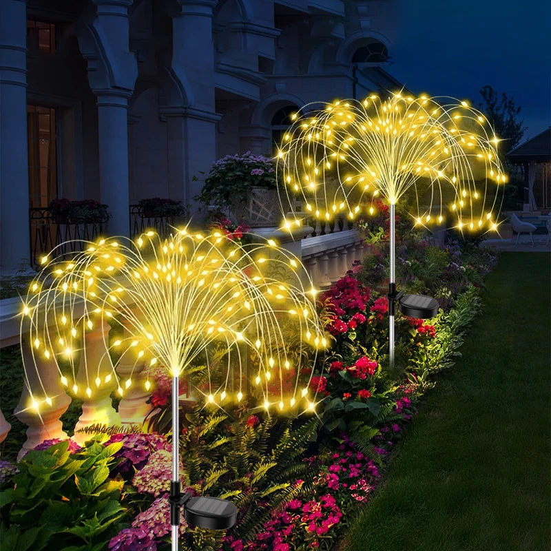 Solar Dandelion Firework LED Garden Lights | IP65 Waterproof