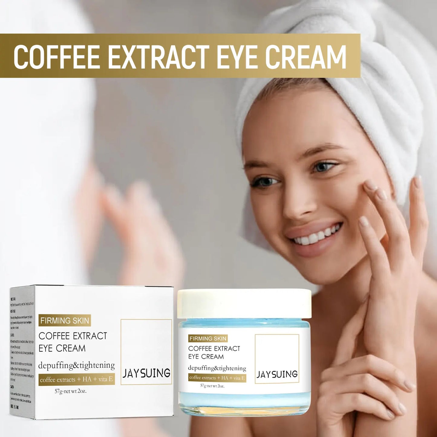 Coffee Eye Cream – Firming, Hydrating & Brightening | 57g