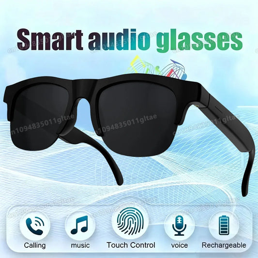 2026 Trending Smart Glasses Wireless Bluetooth Call IP4 Waterproof Outdoor Sport Sunglasses Music Control High Sound Quality Men Peaceful Pleasures Health and Wellness