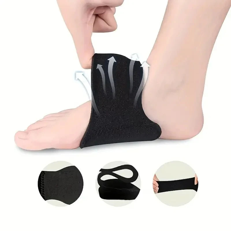 2pcs Unisex Compression Arch Support Insoles Flat Feet High Arches Fallen Arches Heel Fatigue Relief Shoe Inserts Peaceful Pleasures Health and Wellness