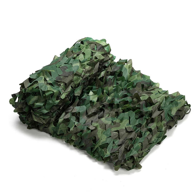 Camouflage Net Camo Netting Army Nets Shade Mesh Hunting Garden Car Outdoor Camping Sun Shelter Tent Fishing Hide Netting Peaceful Pleasures Health and Wellness Jungle camouflage 2*4M