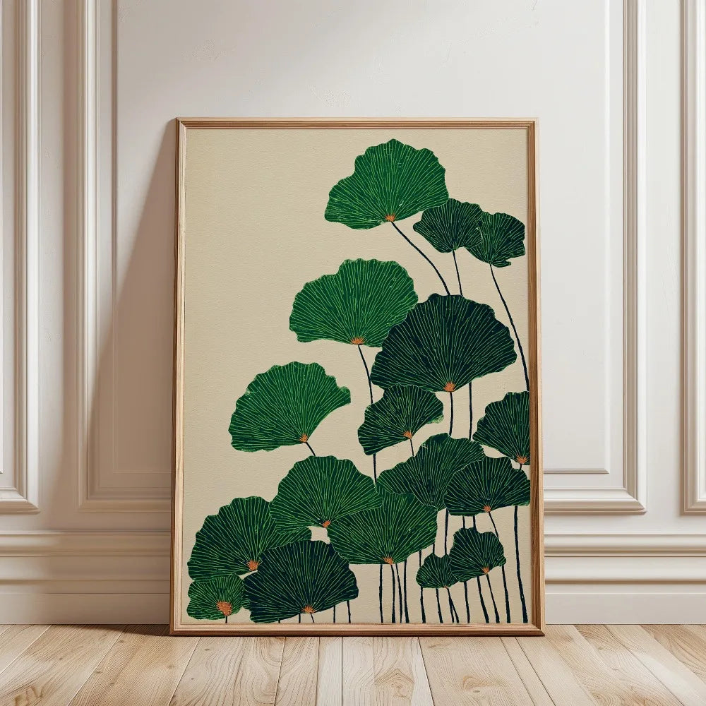 1 Frameless Japanese Tree Poster,Retro Landscape Painting,Natural Wall Art Print,Peaceful Landscape Art,Spring Flower Decoration Peaceful Pleasures Health and Wellness