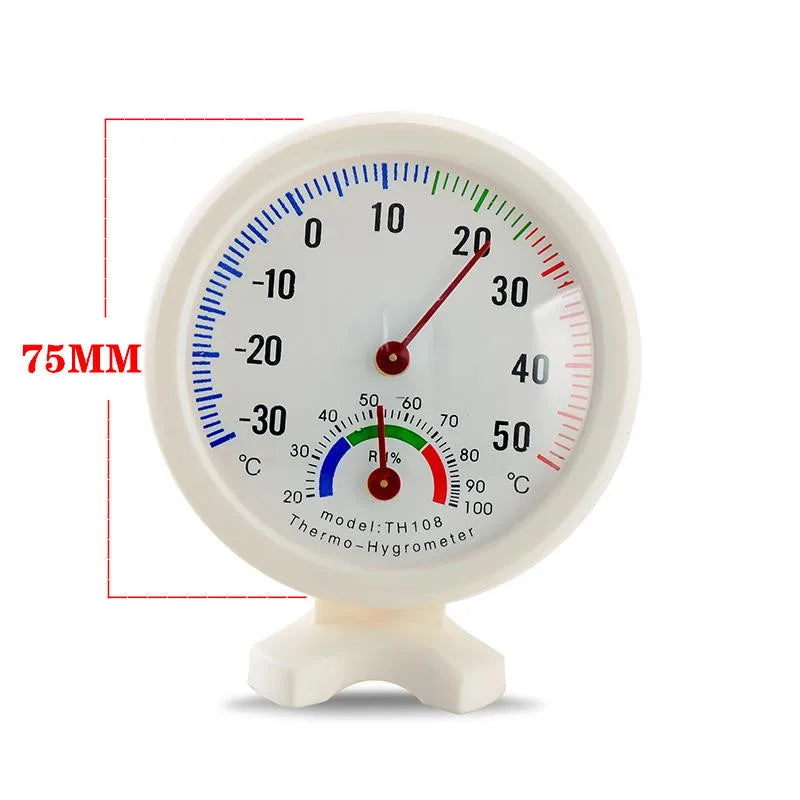 Mini Bell Analog Thermometer & Hygrometer | -30°C to 50°C