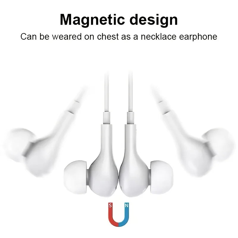 1pc HIFI In-Ear Wired Gaming Earphones, Microphone & In-Line Control, 3.5mm Jack, Premium Sound Quality, Lightweight Portable Peaceful Pleasures Health and Wellness