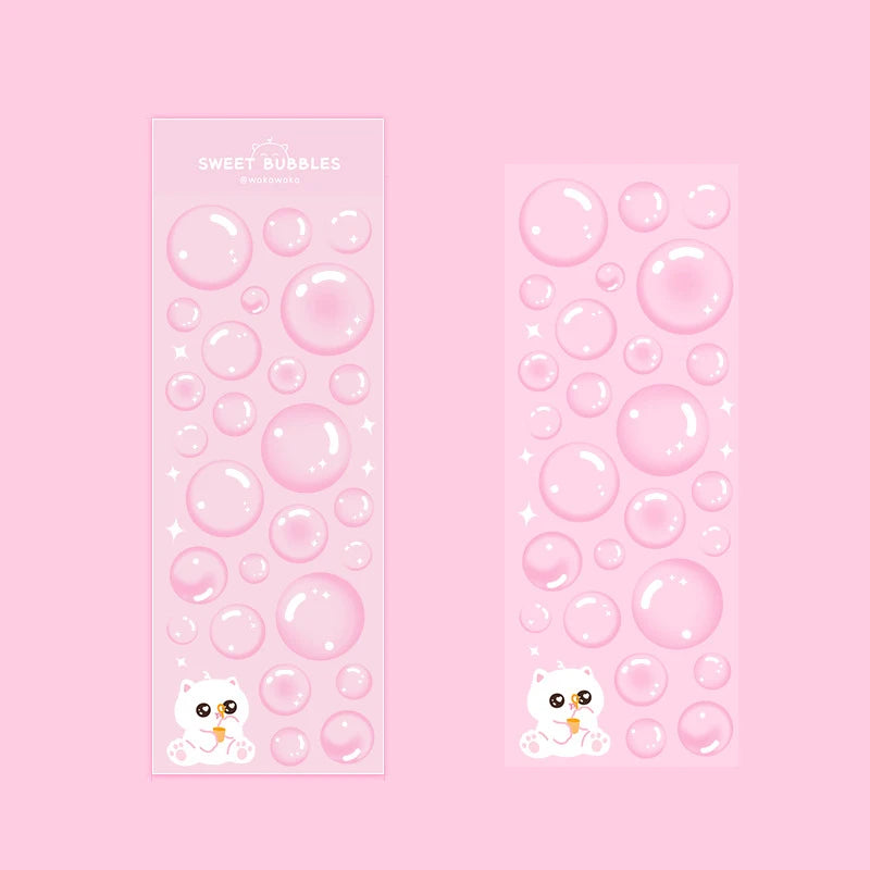 Korean Stickers Wholesale Transparent Bubble Ins Cute Hand Account