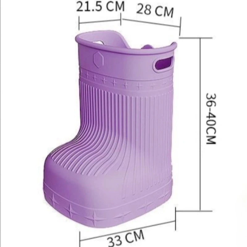 Foot soaking bucket massage bucket environmentally friendly over the knee heat-resistant household use for adults and children Peaceful Pleasures Health and Wellness