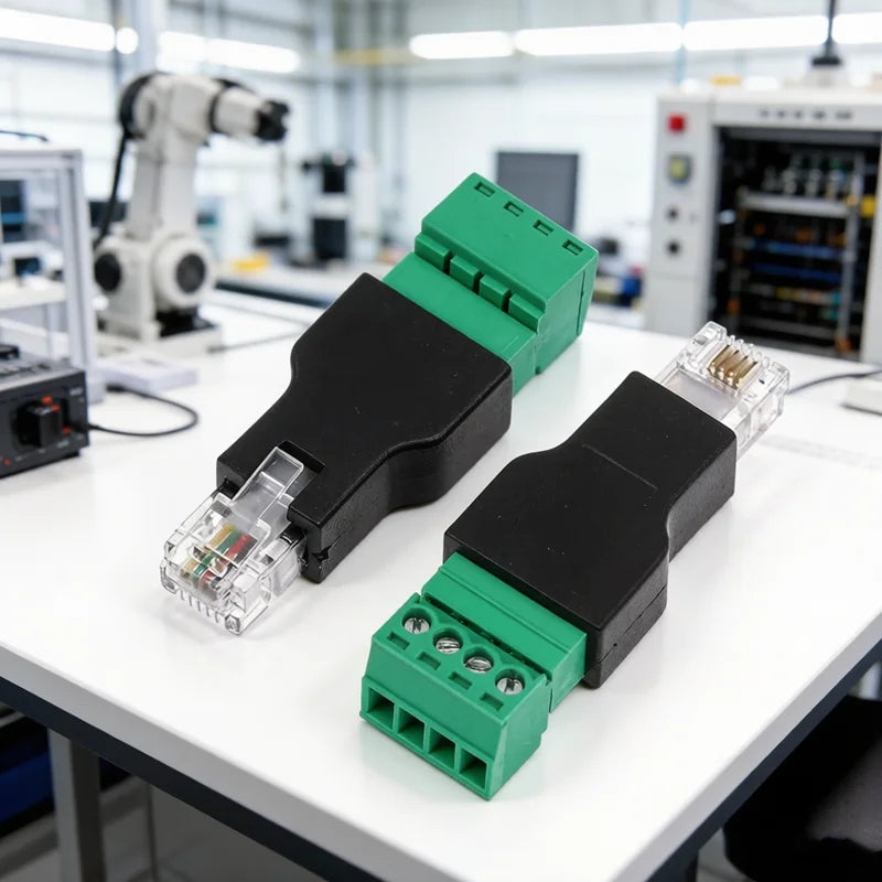 RJ11 6P4C Male to 4-Pin Screw Terminal Adapter | Phone Line