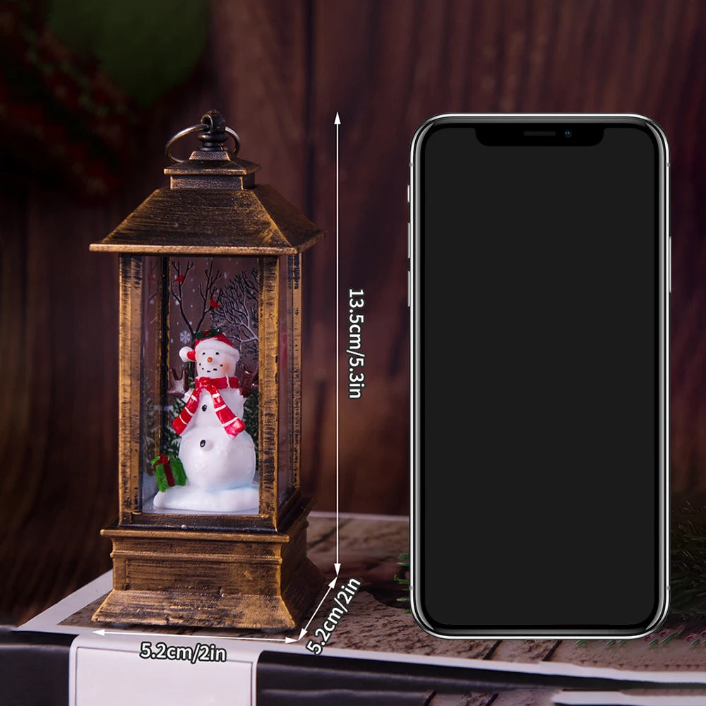 1PC Light Night Light Christmas Interior Light Desktop Decoration Christmas Tree Santa Claus Decorative Desktop Decoration No w Peaceful Pleasures Health and Wellness