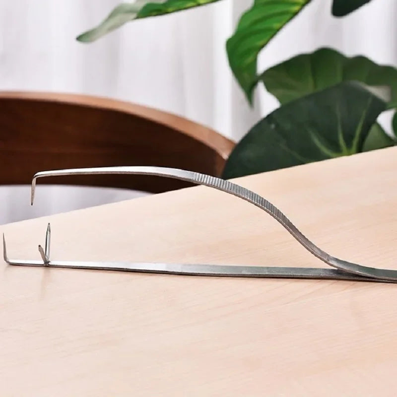 Pottery Glazing Tongs for Cup Stainless Steel Tweezers Glaze Clip Applicator Dip Blown Glaze Clip Cup and Saucer Peaceful Pleasures Health and Wellness
