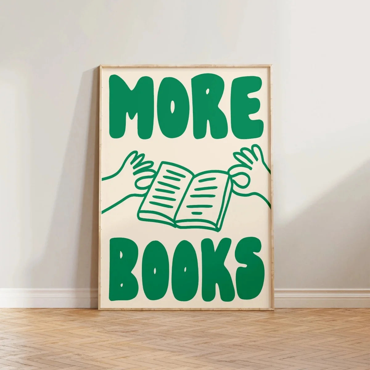 Read More Books Abstract Canvas Wall Art Print | Unframed
