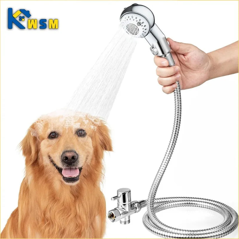Pet & Kids Shower Head – Water-Saving Gentle Flow | Dogs & Cats