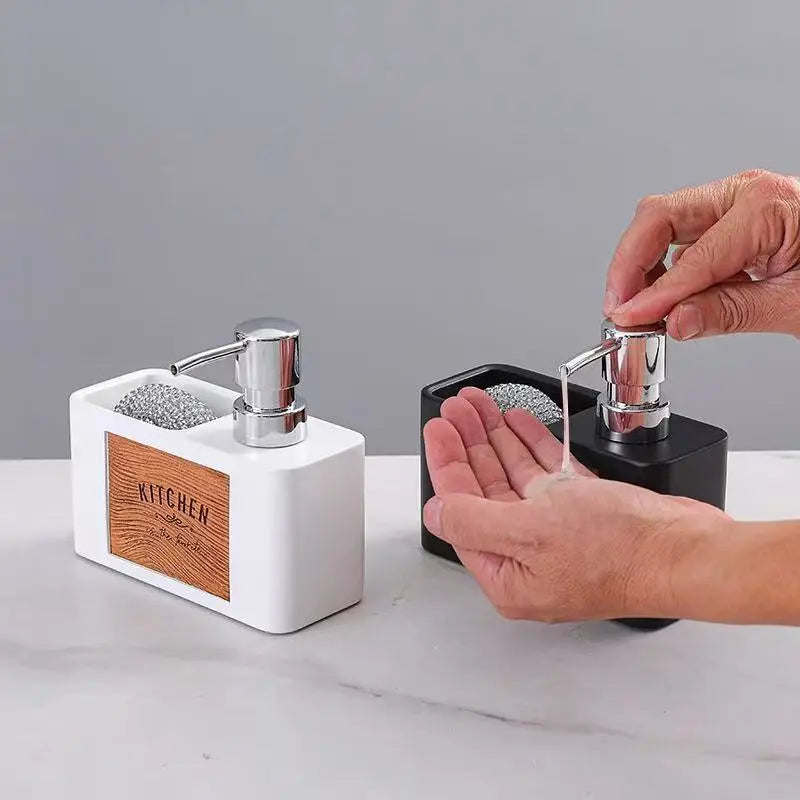 Refillable Soap Dispenser with Cleaning Ball | Kitchen & Bath