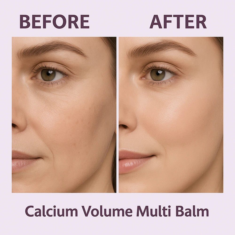 Calcium Volume Multi Balm for Smoothing Fine Lines Firms and Lifts Eye Skin Stick for Unisex Brightens& Moisturizes Skin Peaceful Pleasures Health and Wellness