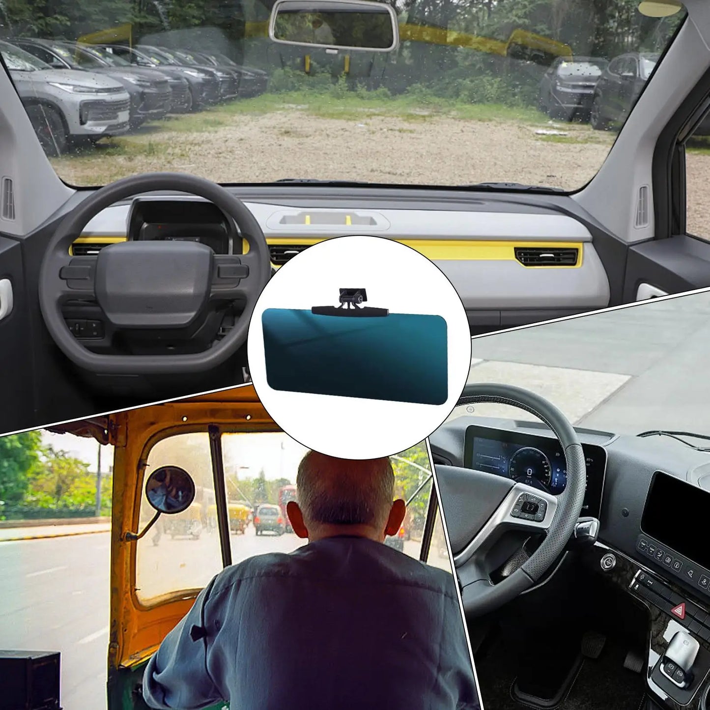 Car Visor Extender Sun Blocker – UV Shield, 180° Rotation