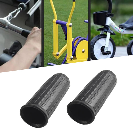 Rubber Wheelbarrow Handle Grips Black Non-slip Replacement Covers Peaceful Pleasures Health and Wellness