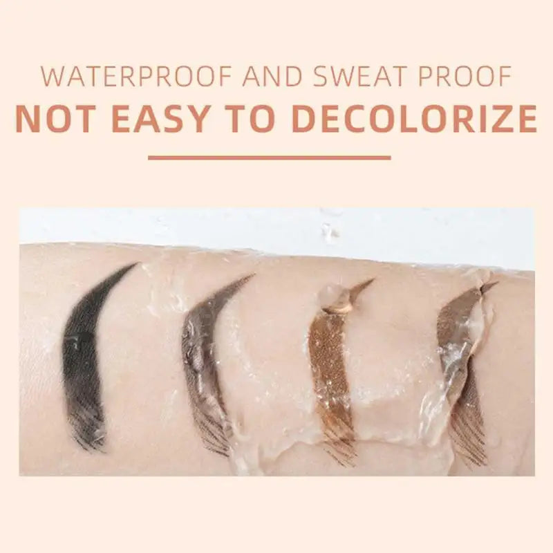 Long-Lasting Clear Eyebrow Styling Gel Wax with Brush – 6 Shades