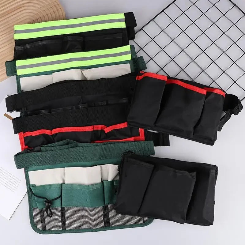 Oxford Tool Waist Bag – Multi-Pocket Belt Pouch for Work