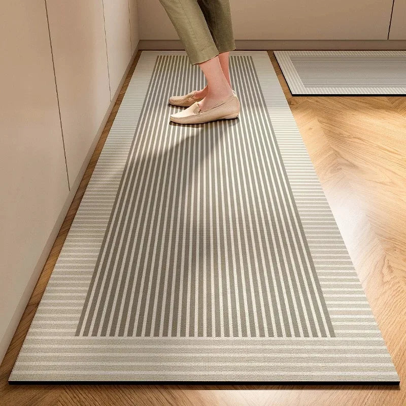 Anti-Slip Absorbent Suede Sponge Mat – Kitchen & Bathroom