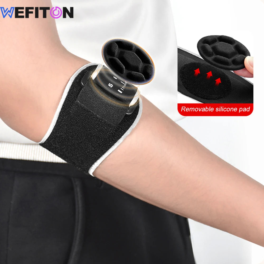 WEFITON Tennis Elbow Brace – Adjustable Forearm Support Strap Elbow Support Brace Peaceful Pleasures Health and Wellness