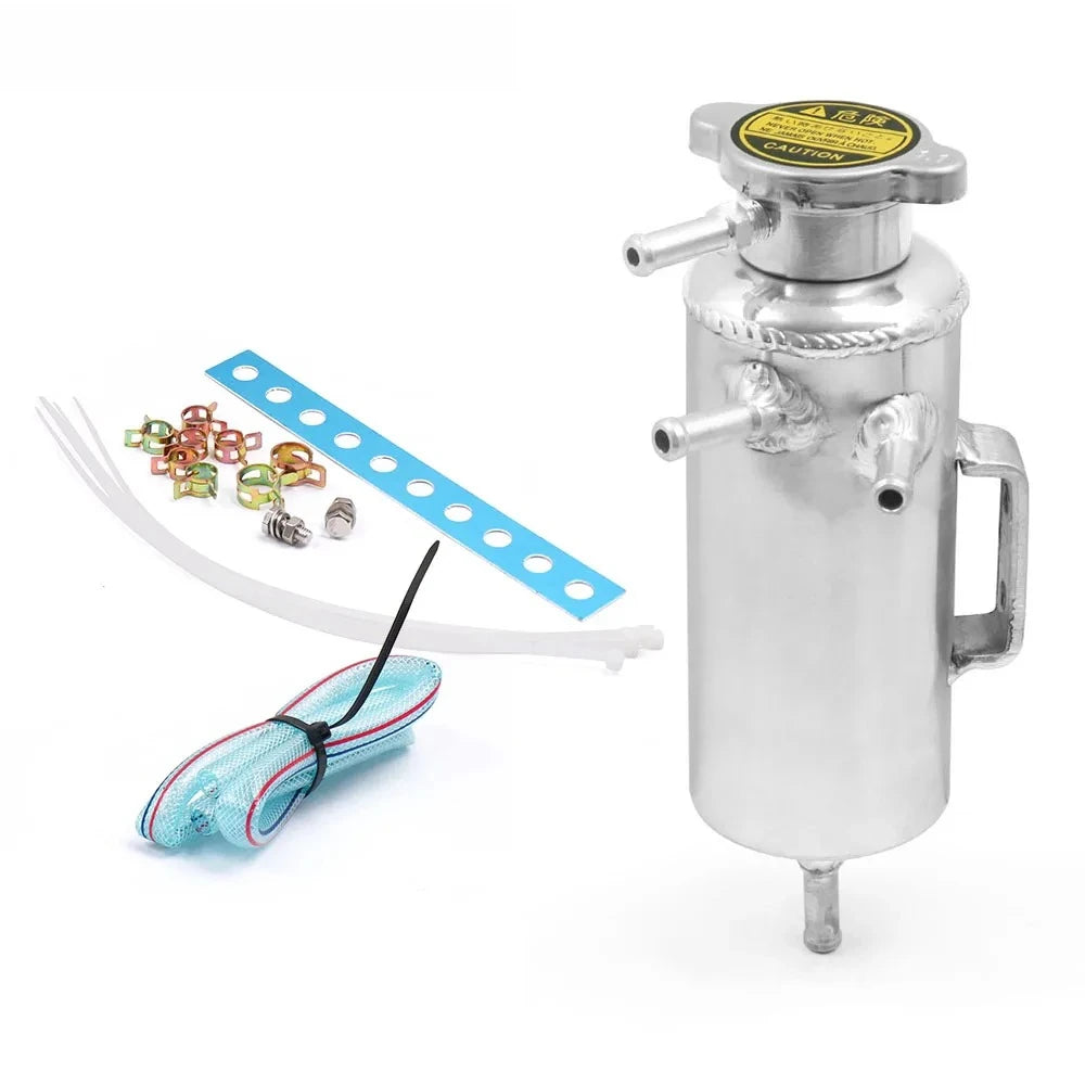 Performance Racing 60MM Aluminum Coolant Swirl Pot Universal Radiator Breather Tank BX102156 Peaceful Pleasures Health and Wellness