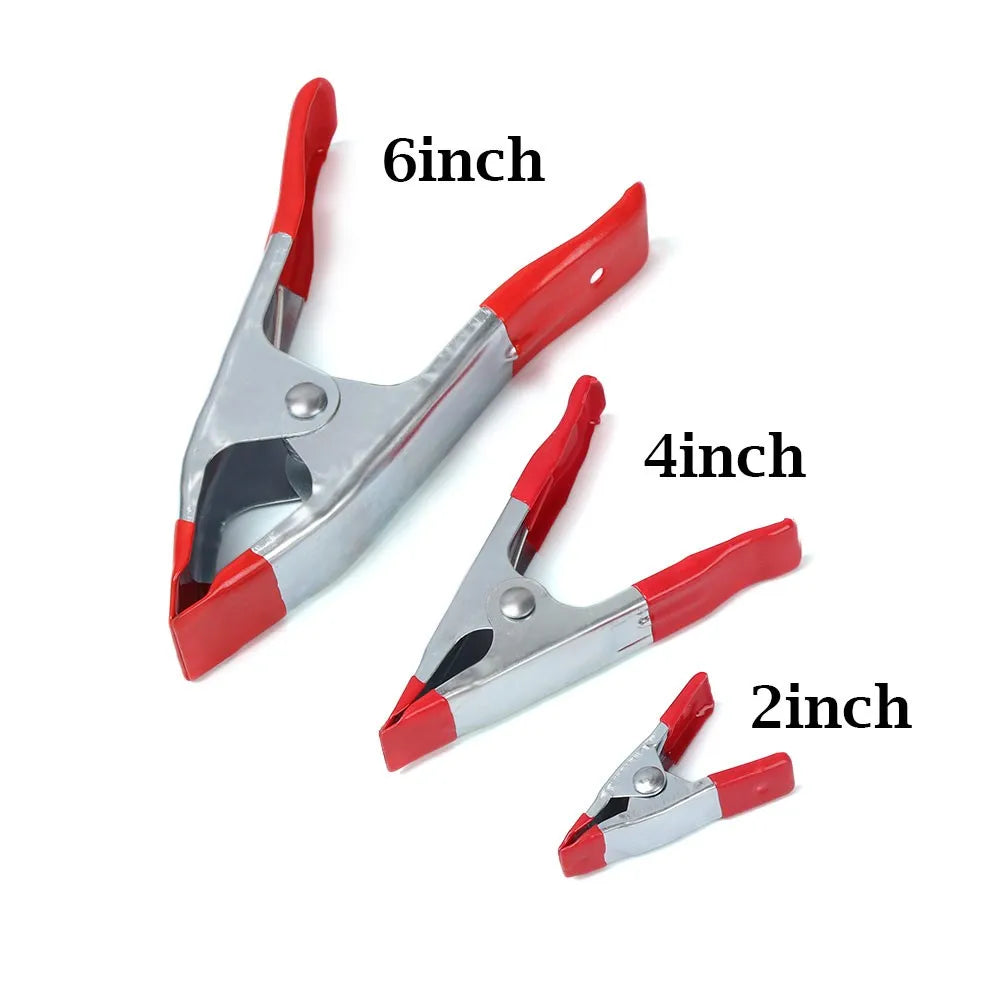 2 4 Metal A-shaped Spring Clip Multi-purpose Woodworking Electrician