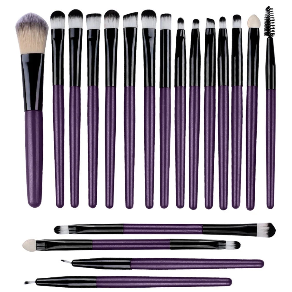 RUNTOIN 20Pcs Eyeshadow Brush Set – Blending & Shader Eyeshadow Brush Set Peaceful Pleasures Health and Wellness M-20PU