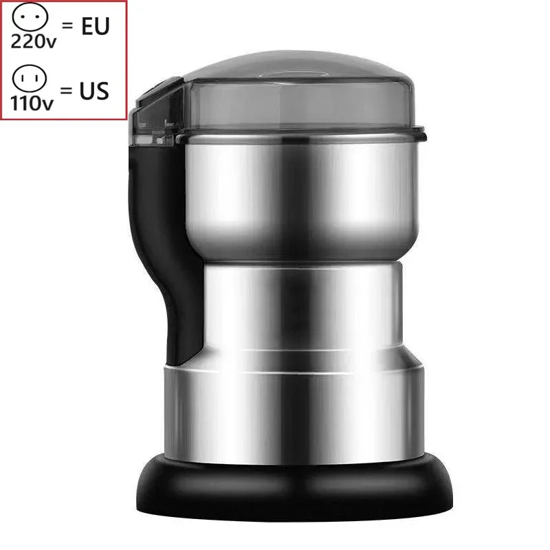 400W Multifunctional Electric Coffee Grinder Machine for Home Grinding Coffee Beans Cereal Nuts Spices Grains Peaceful Pleasures Health and Wellness 400W US
