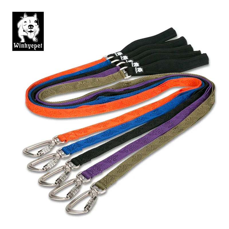 TRUELOVE Pet Leash Nylon Zinc-alloy Hook Carabiner Dog Accessories Rope Lead Medium Big Ferocious Travel Pet Supplies YL1831 Peaceful Pleasures Health and Wellness