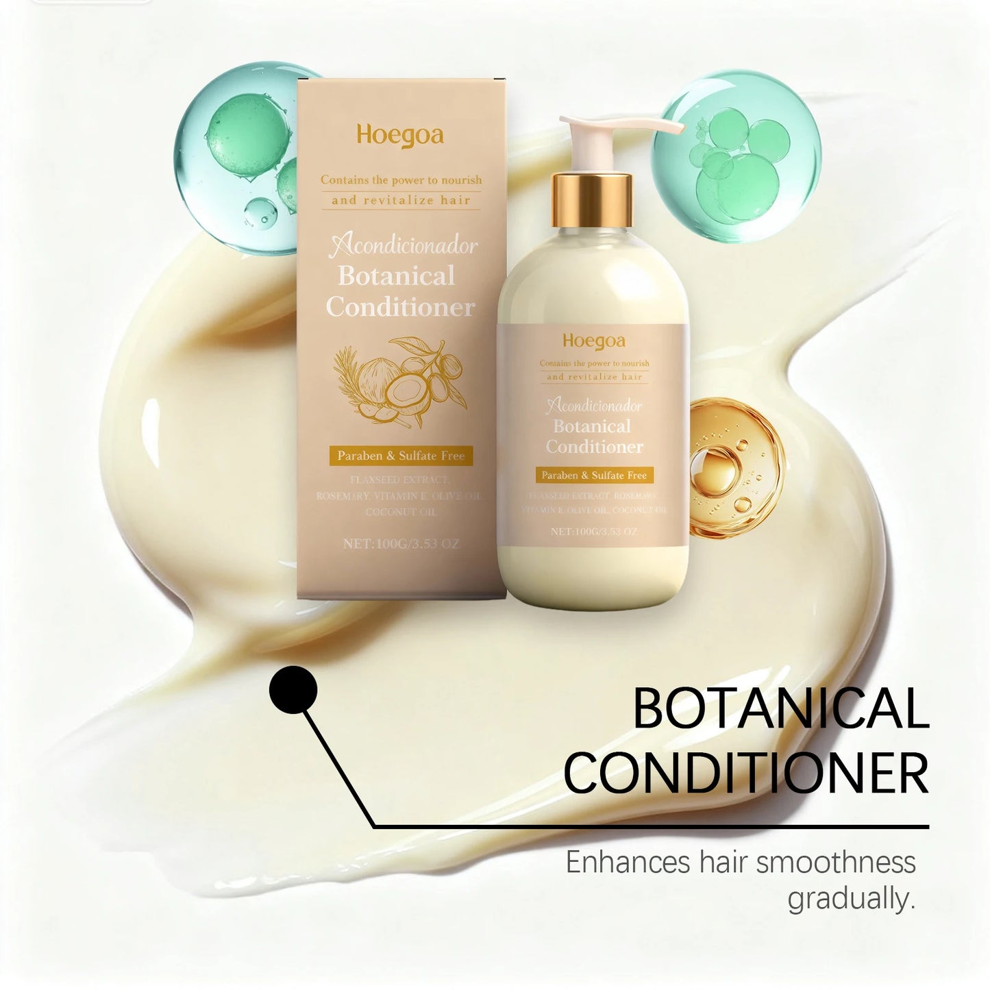 HOEGOA Hair Conditioner Vitamin E & Aloe Vera – Repair & Smooth