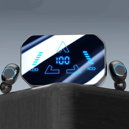 LED Display Wireless Bluetooth Earphones Noise Reduction Low Latency Bluetooth Headset TWS Bass Bluetooth Headphone Sports Peaceful Pleasures Health and Wellness