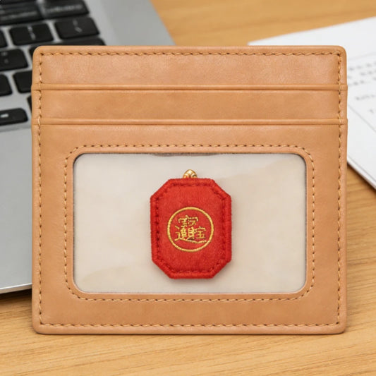 New Dajia Jenn Lann Temple Wealth Attracting Turtle Omamori Money Guard Mini Gold Turtle Amulet Leather Case Decoration Ornament Peaceful Pleasures Health and Wellness