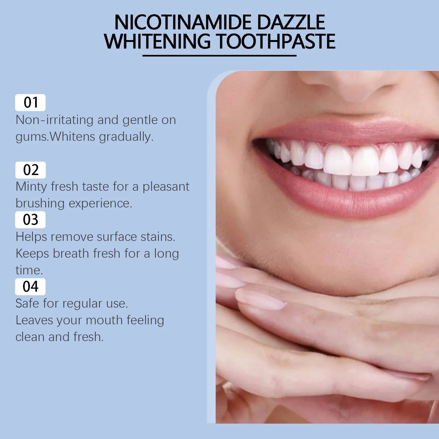 Oralhoe Nicotinamide Teeth Whitening Toothpaste 100g
