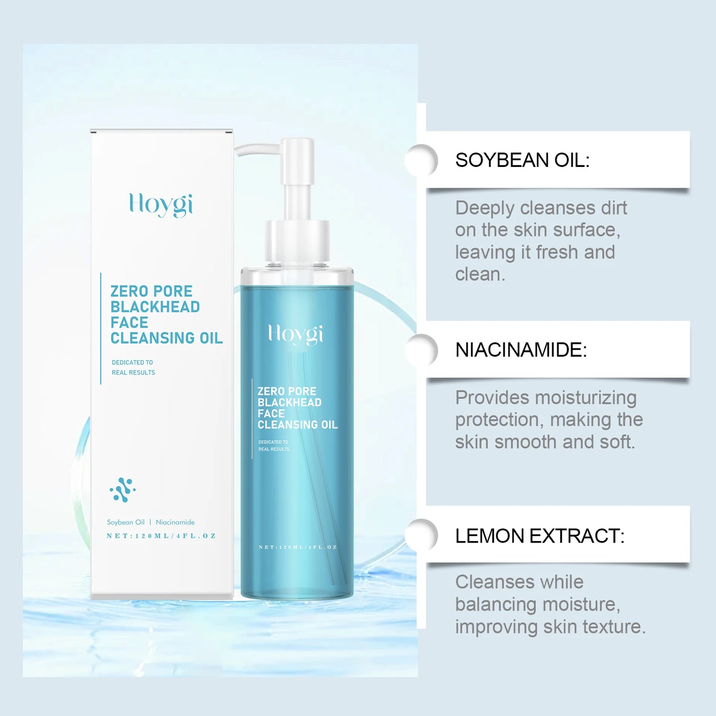 Cleansing Oil Makeup Remover – Pore Purifying, 120ml