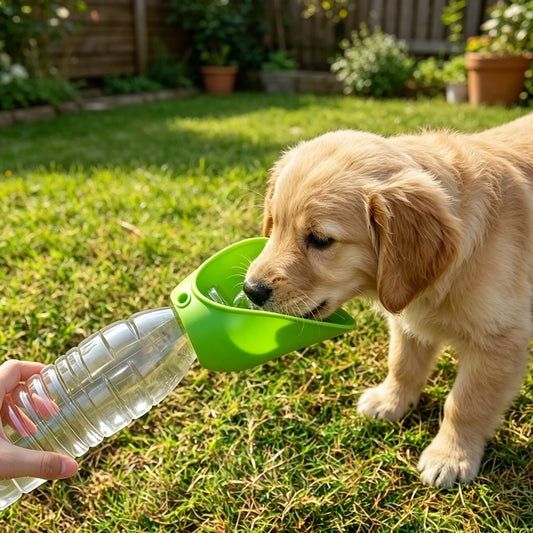 Portable Silicone Pet Water Bottle – Leakproof Dog Travel Cup Pet Travel Water Bottle Peaceful Pleasures Health and Wellness