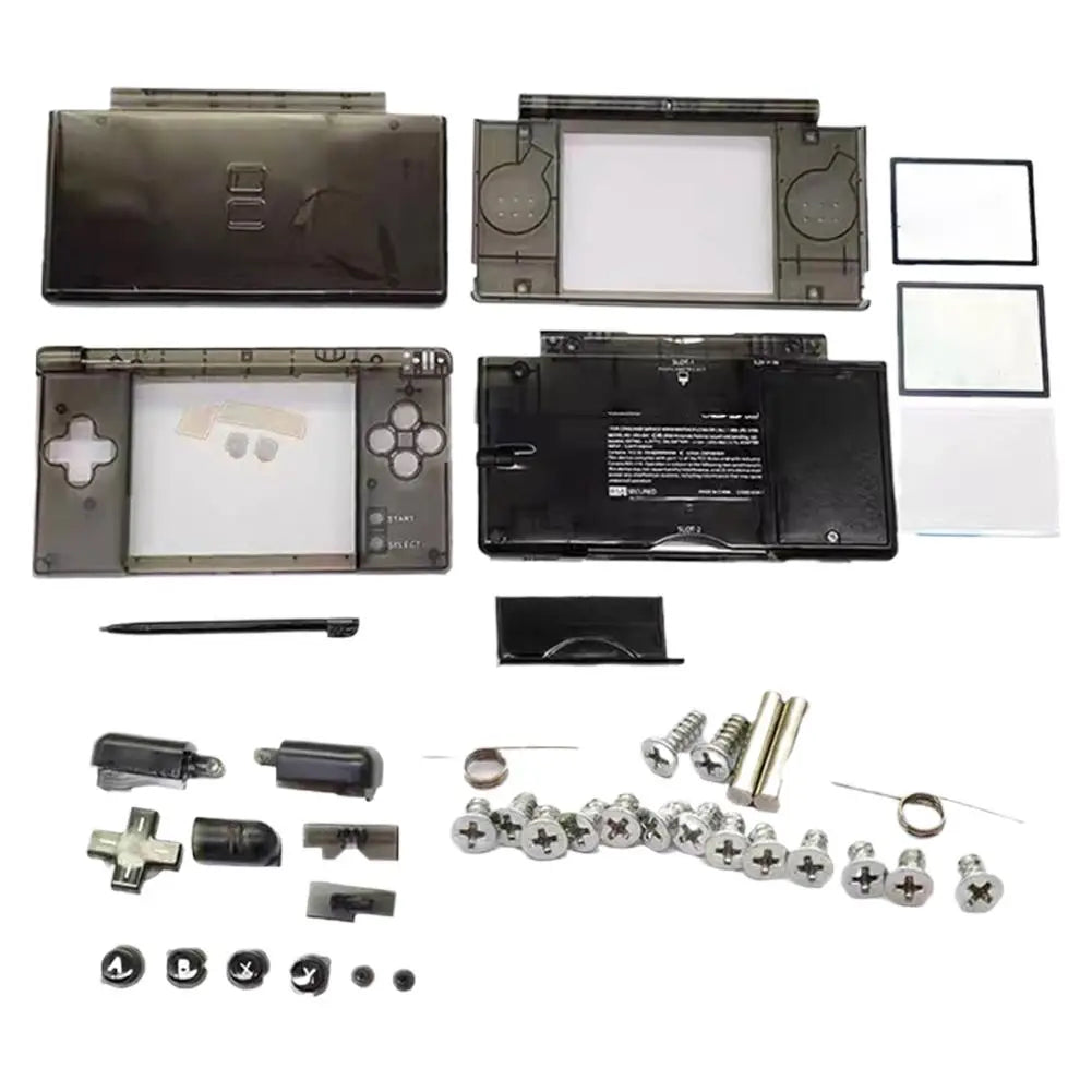 Nintendo DS Lite Transparent Replacement Shell DIY Kit