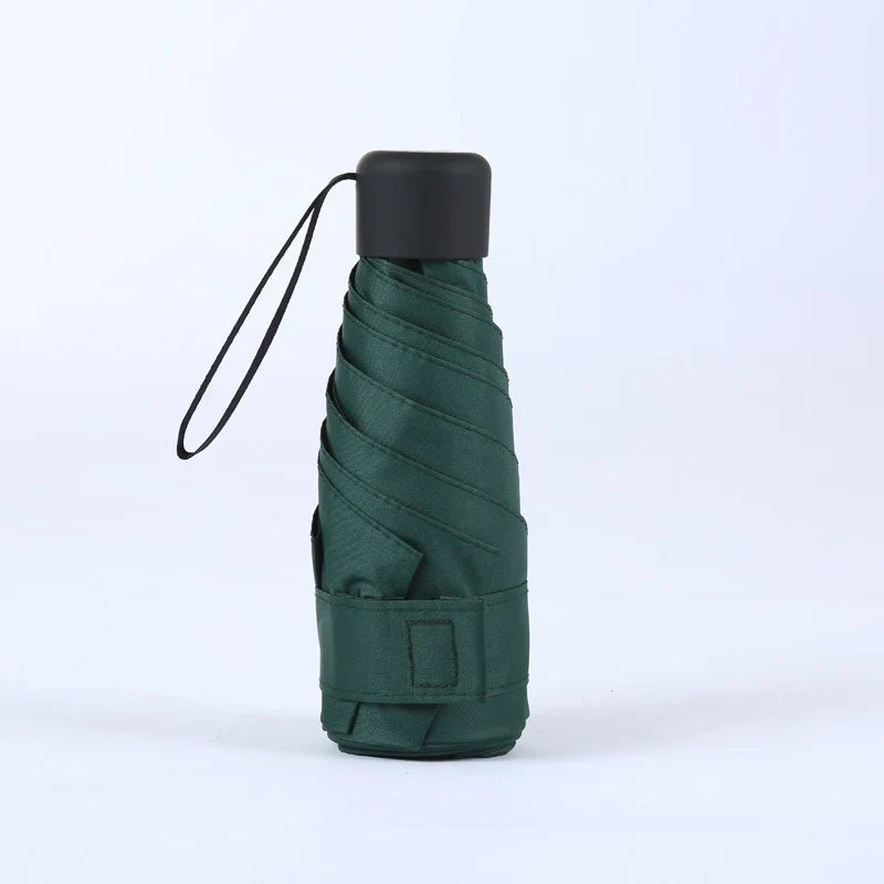 Ultralight Windproof 5-Fold Pocket Umbrella – Sun & Rain