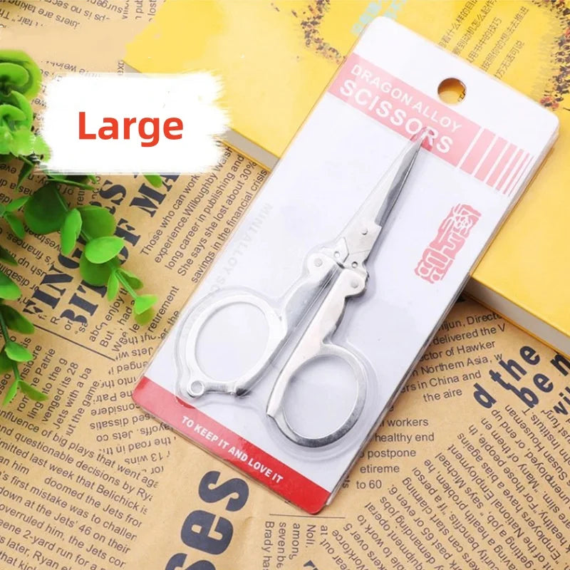 Folding Scissors Pocket Travel Small Crafts Sharp Blade Emergency