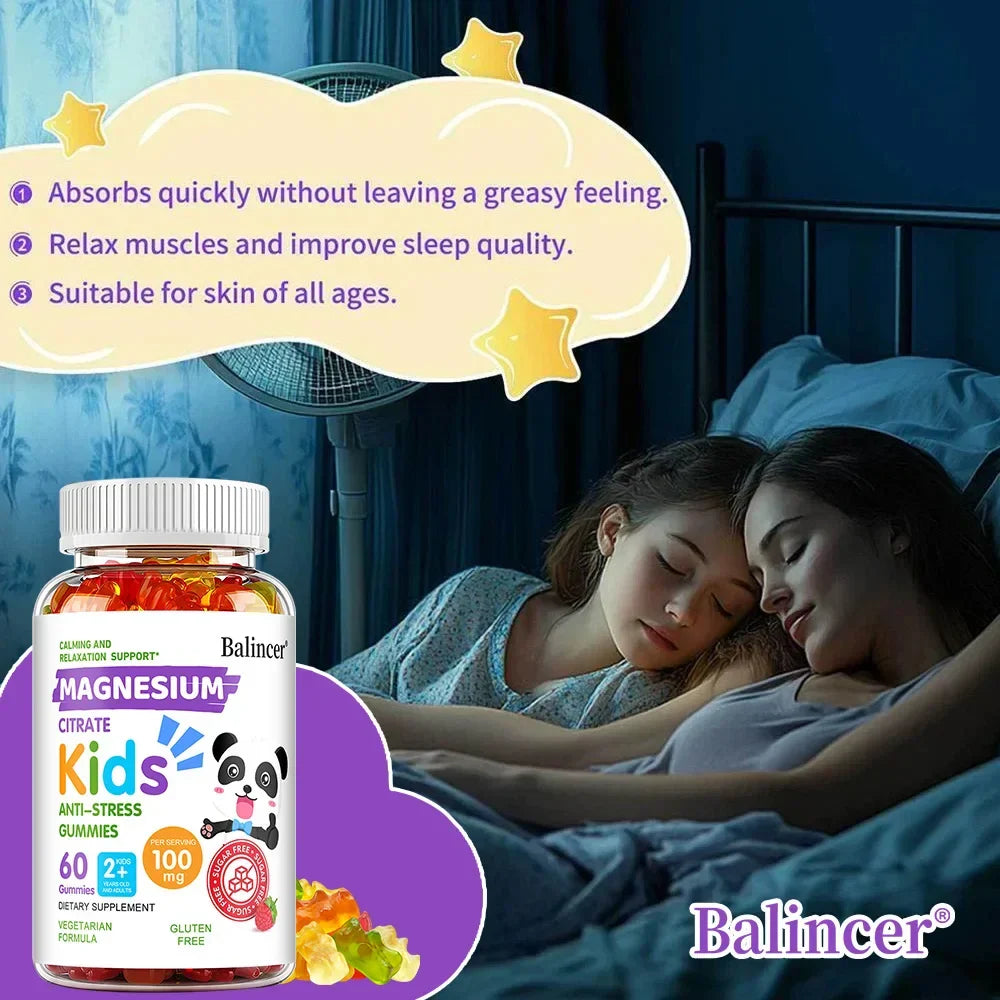 Balincer Magnesium Citrate Gummies – Sleep, Heart & Bone
