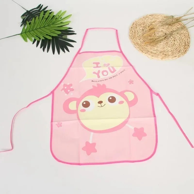 Kids Waterproof Cartoon EVA Apron – Bib for Eating & Crafts